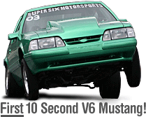First production-based V6 Mustang in the 10's!